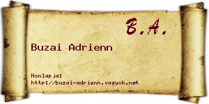Buzai Adrienn névjegykártya
