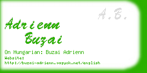 adrienn buzai business card
